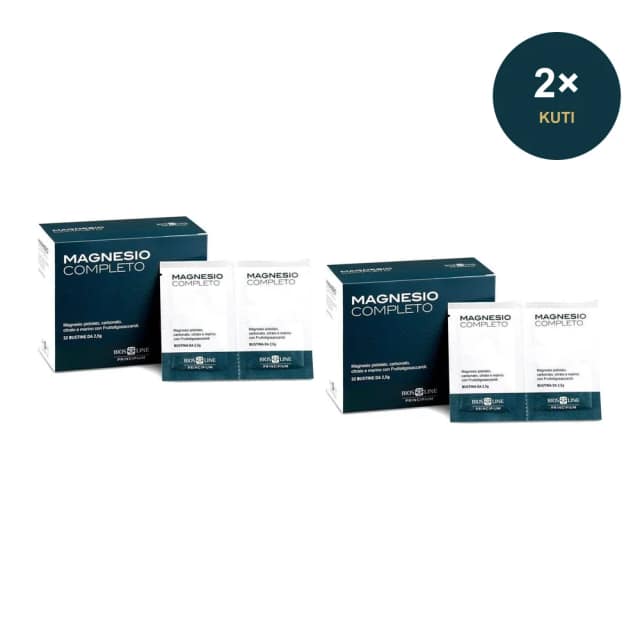 Paketë: 2 kuti Magnesio Completo (64 qese)
