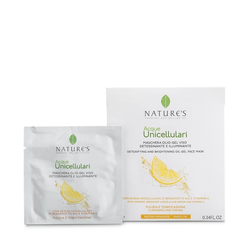 Detoxifyng and Brightening Oil-Gel Face Mask Acque Unicellulari