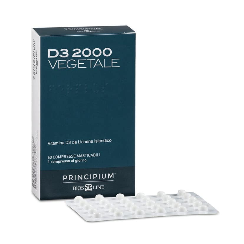 D3 2000 Vegetable 60 tab - Principium