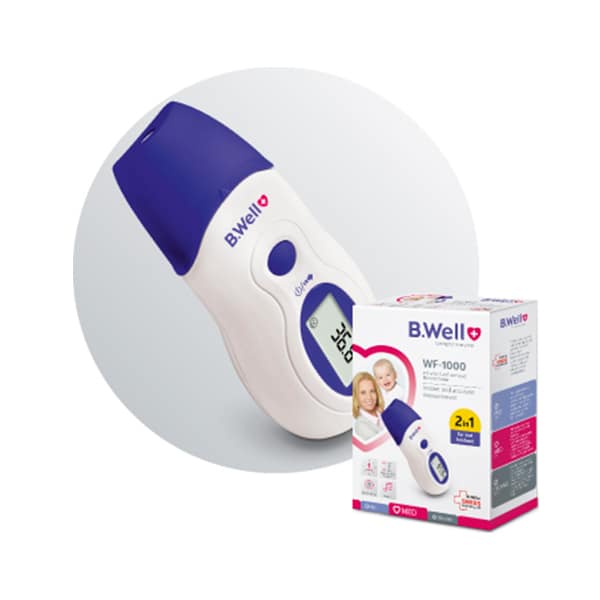 WF-1000 Infrared Ear/Forehead Thermometer / B.Well