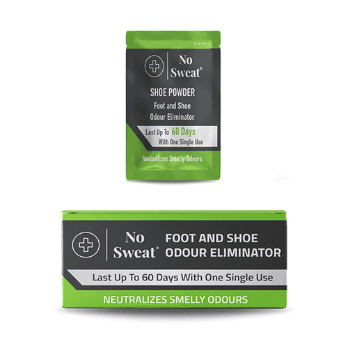 No Sweat Foot And Shoe Odor Remover 10 PCS