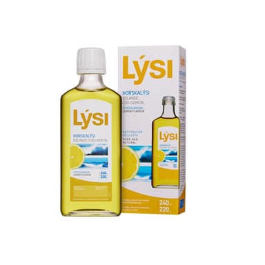 Lysi Cod Liver Oil - Shije Limon 240ml