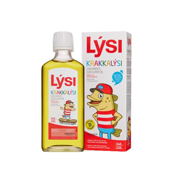 Lysi Cod Liver Oil - Shije Mango 240ml