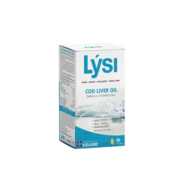 Lysi Cod Liver Oil 80cps