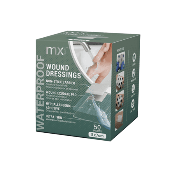Mx Wound Dressing Waterproof 5x7cm (50s)